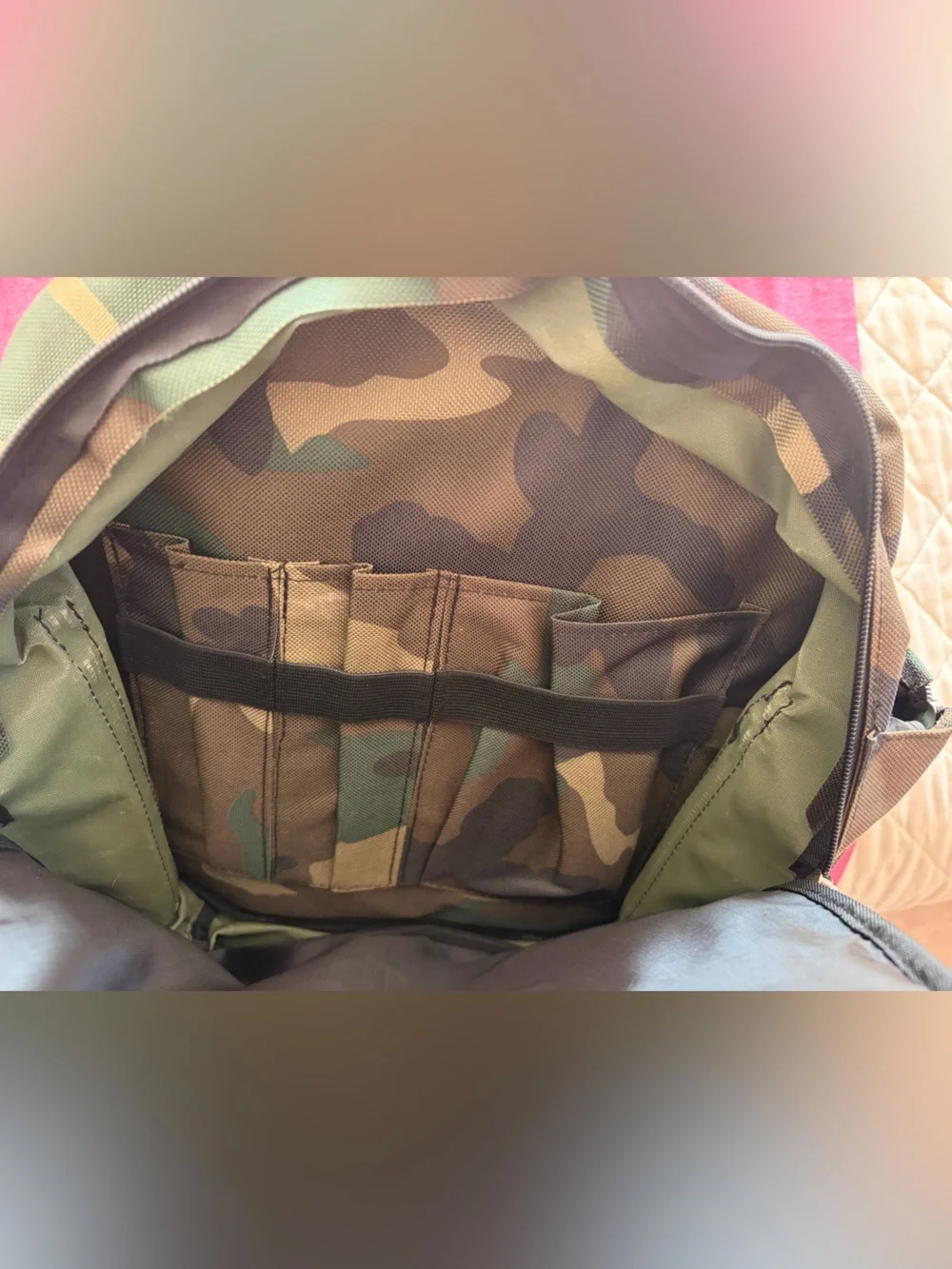 Children’s Backpack - Camo Green